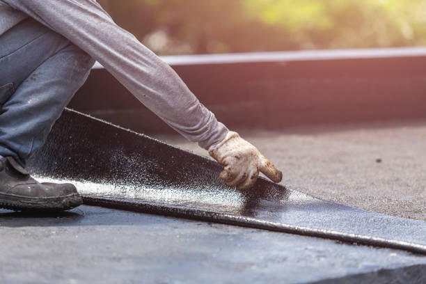 Professional Waterproofing technician working in Springtown, PA